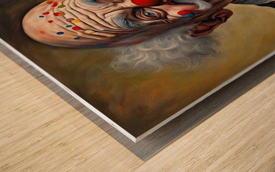CLOWN 10 Wood print