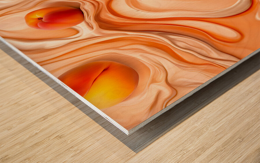 PEACHES & CREAM Wood print