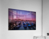 VENICE Gondolas at Sunset Acrylic Print