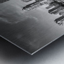 Vancouver impression of Granville Island | Monochrome Metal print