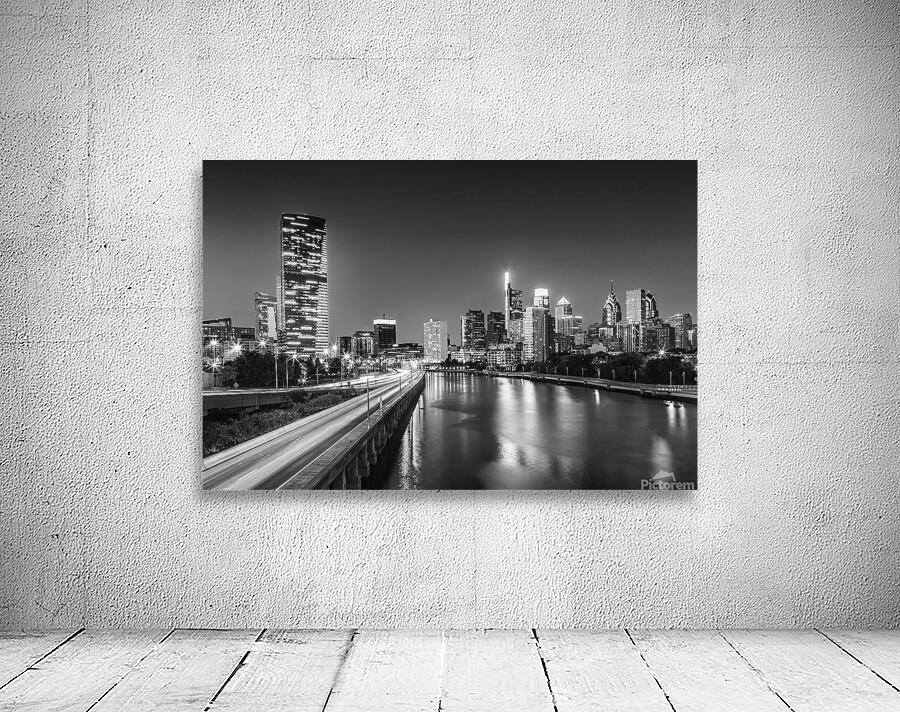 Dynamic Philadelphia | Monochrome Wall Preview