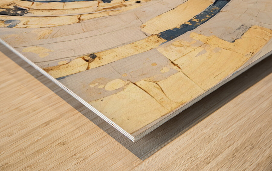 ABSTRACT ART Sunlight Wood print