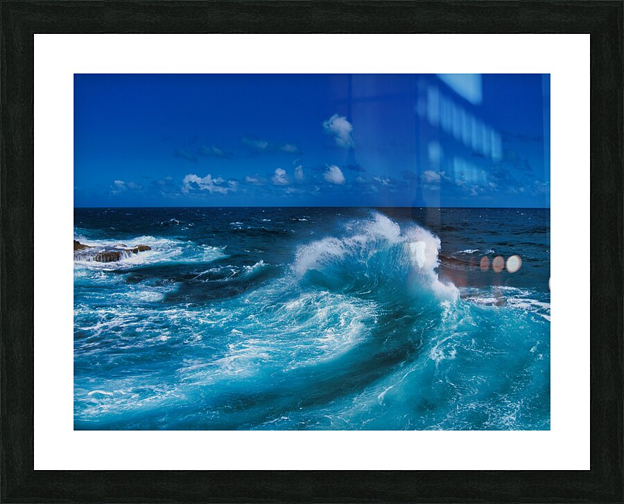 Angry Wave Picture Frame print