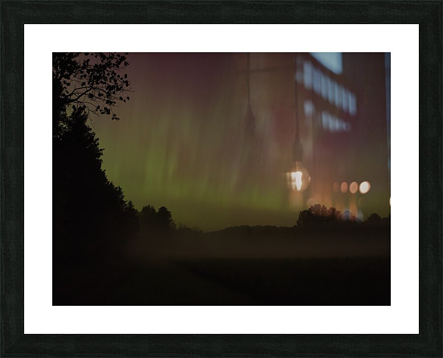 Northern Lights Picture Frame print