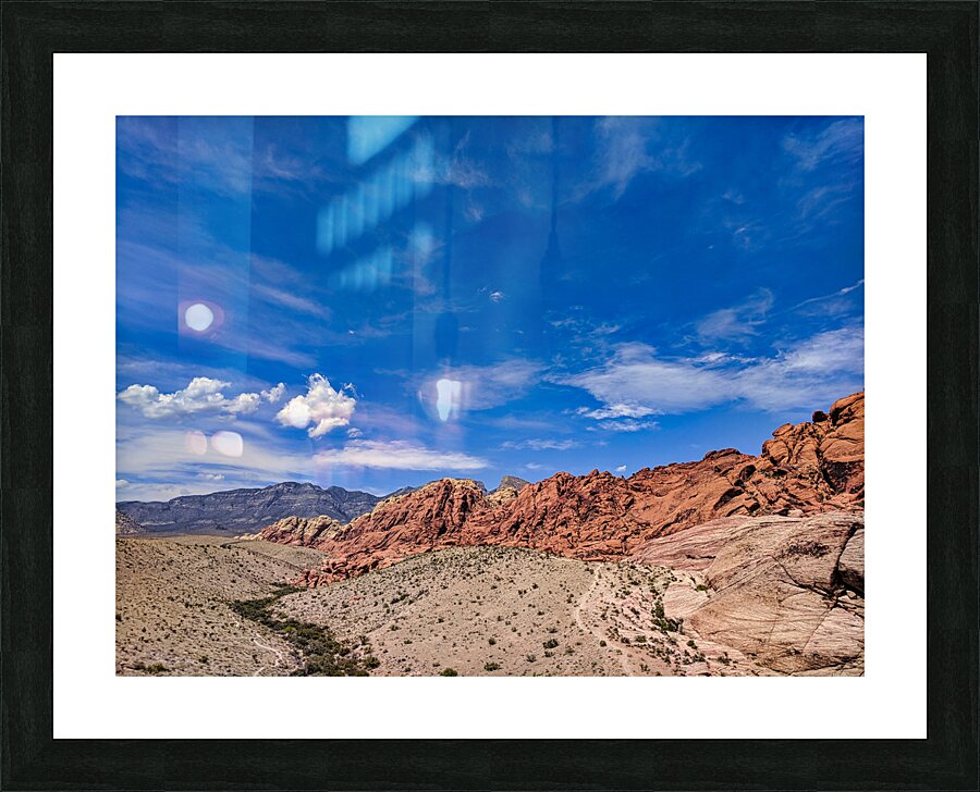 Red Rocks Picture Frame print