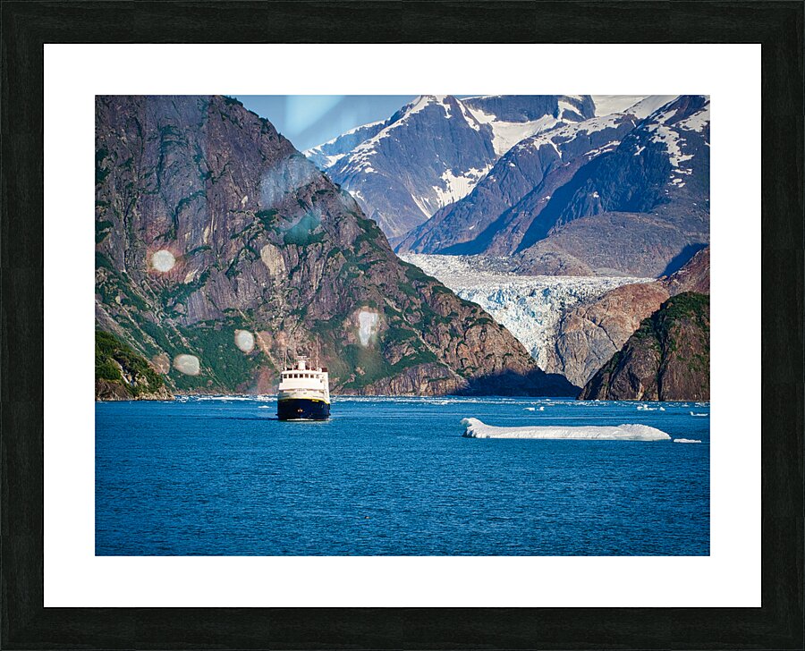 Glacier Tour Picture Frame print