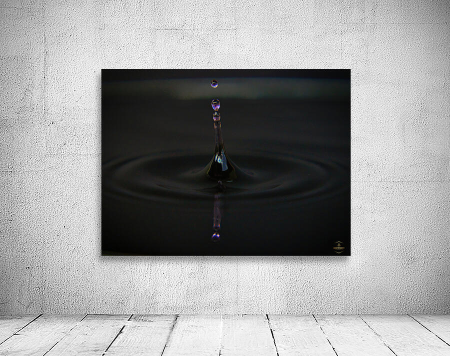 Purple Drop Wall Preview