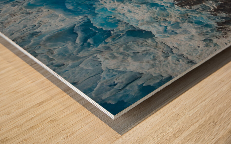 Glacier Wood print