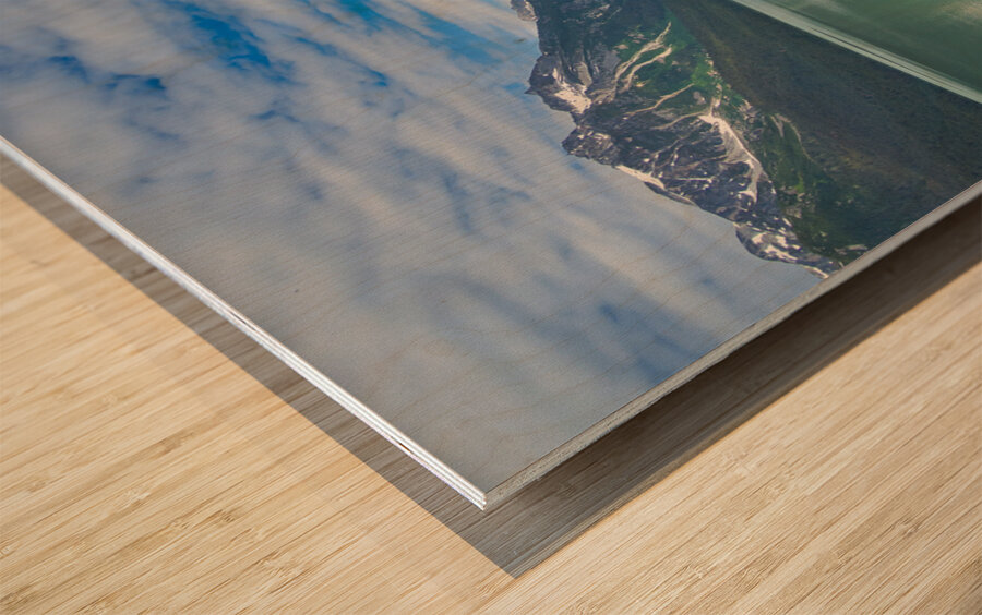 Alaskan Mountains Wood print