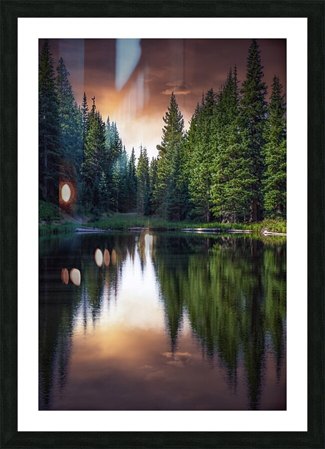 Hidden Lake Picture Frame print