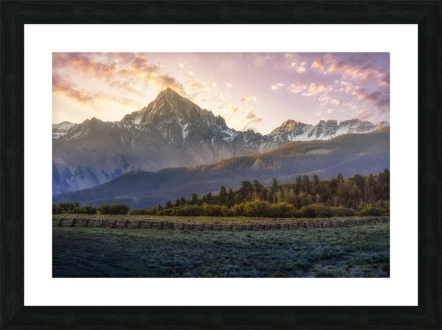 Light Fog Picture Frame print