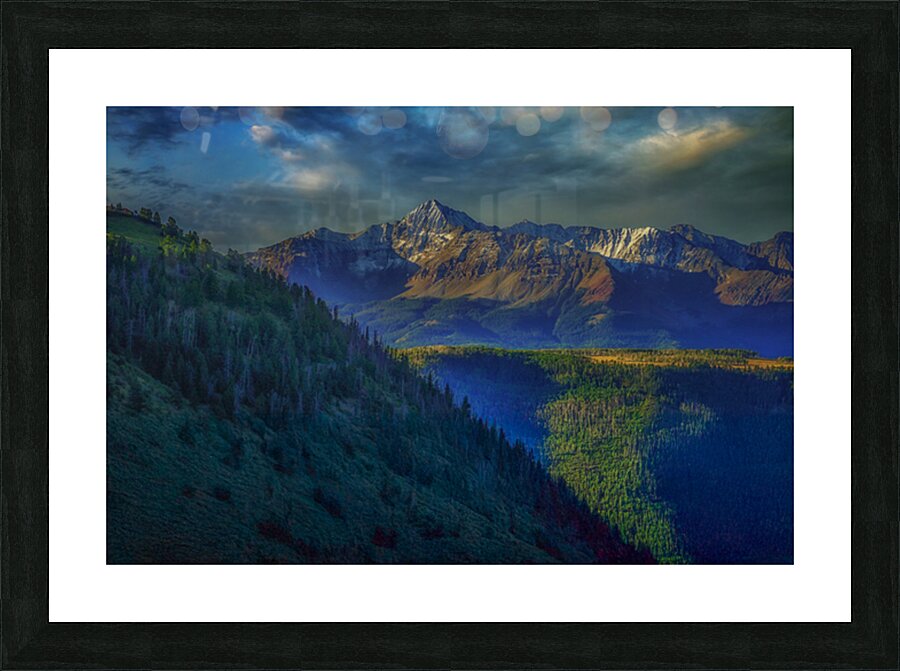 Through the Shadows  Picture Frame print