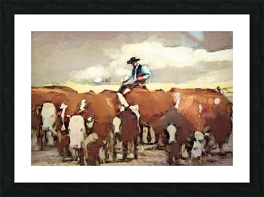 On the Move Picture Frame print