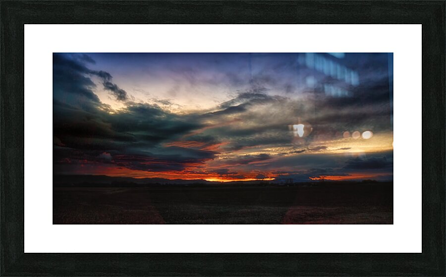 Front Porch View Picture Frame print