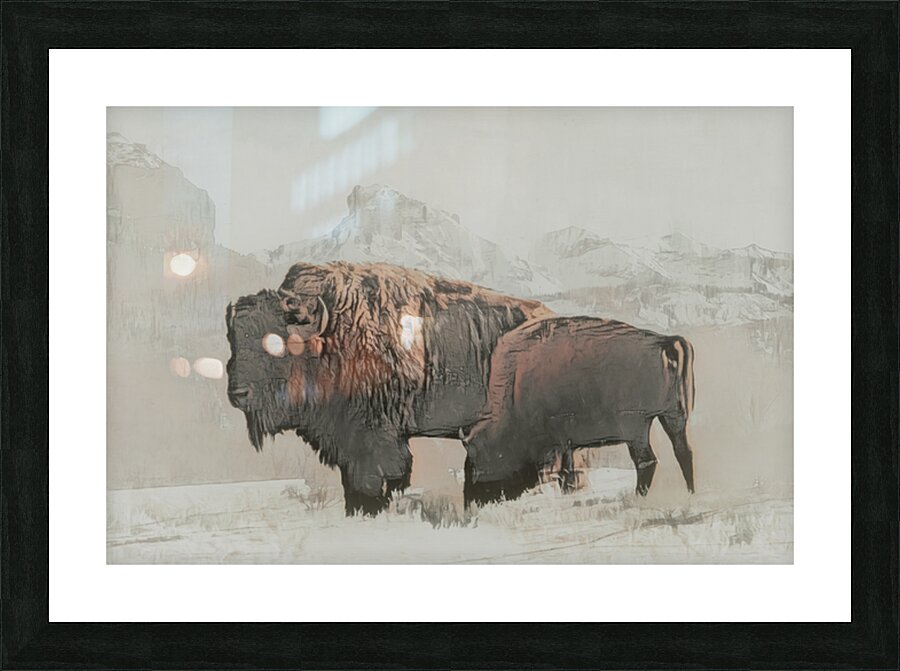 A Couple - An Original Picture Frame Printing