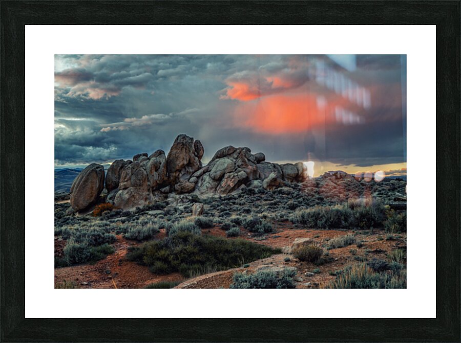 Desert Glow Picture Frame print