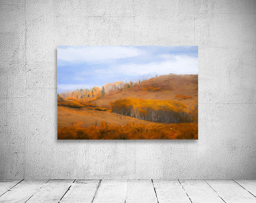 Autumn Hillscape Wall Preview