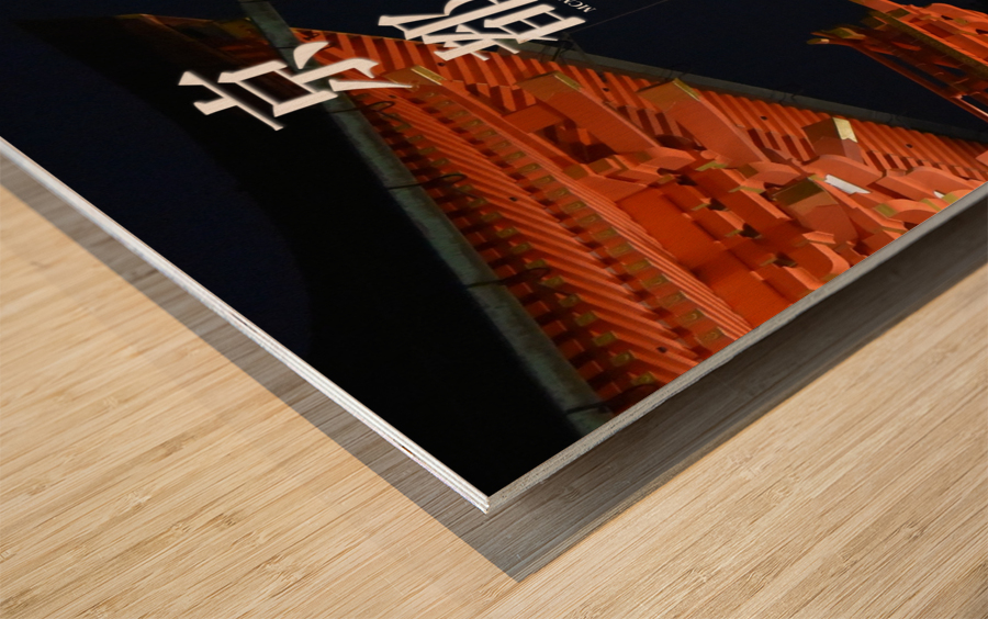 Kyoto Fushimi Inari Wood print