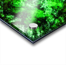 Green burst Acrylic print