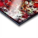 The red crying rocky surface Acrylic print