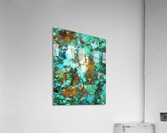 Turquoise terrain Acrylic Print