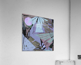 Broken window pane Acrylic Print
