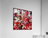 The red crying rocky surface Acrylic Print