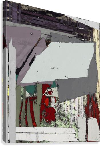 The grey barrier Canvas Print