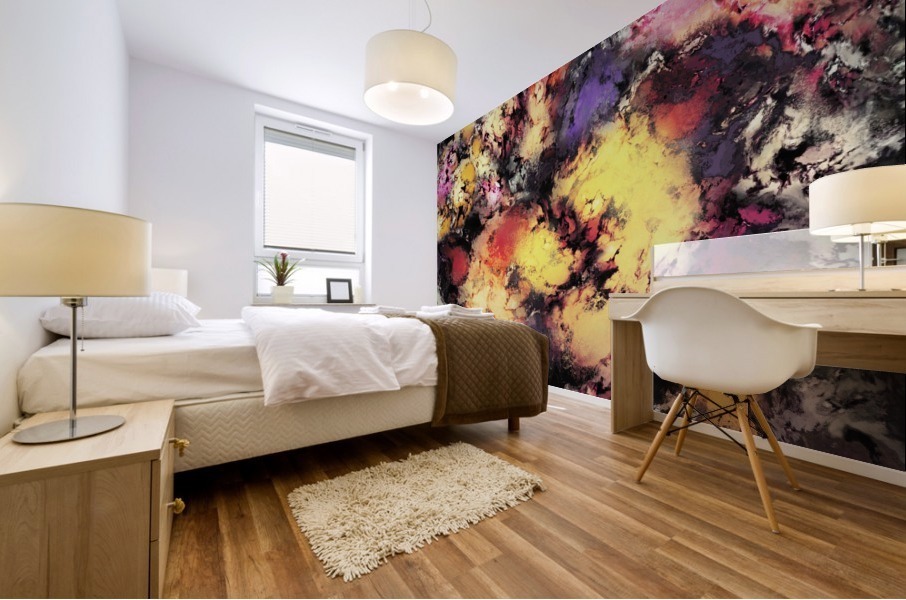 Ashes and heat Mural print