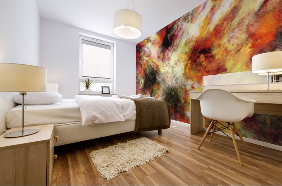 Back to the fires Mural print