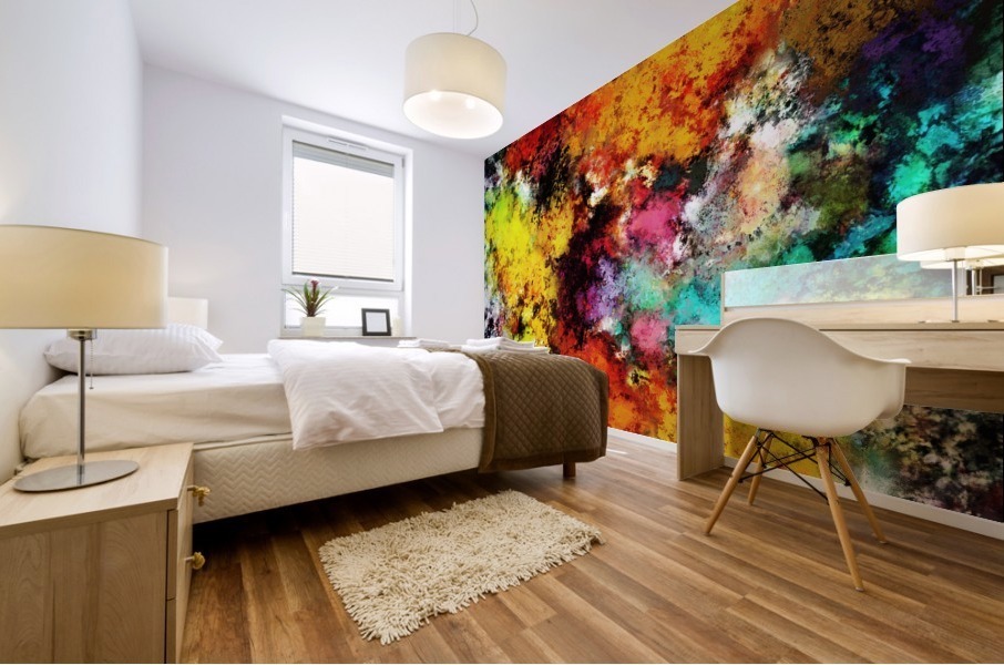 Blaze Mural print