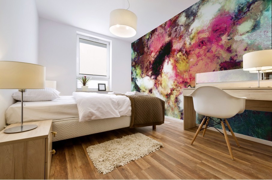 Complicated garden Mural print