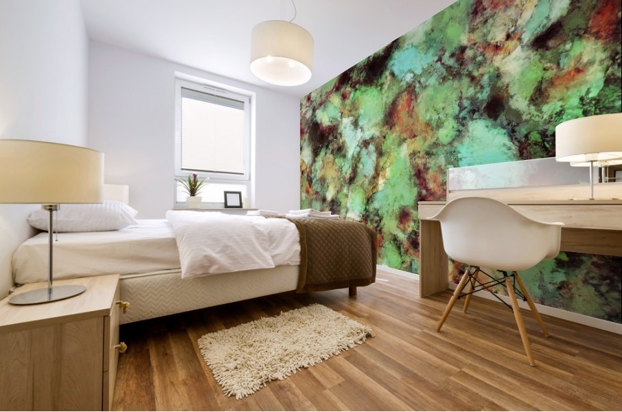 Garden footsteps Mural print