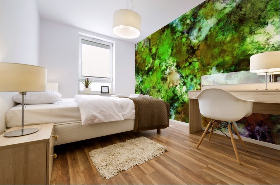 Green scene Mural print