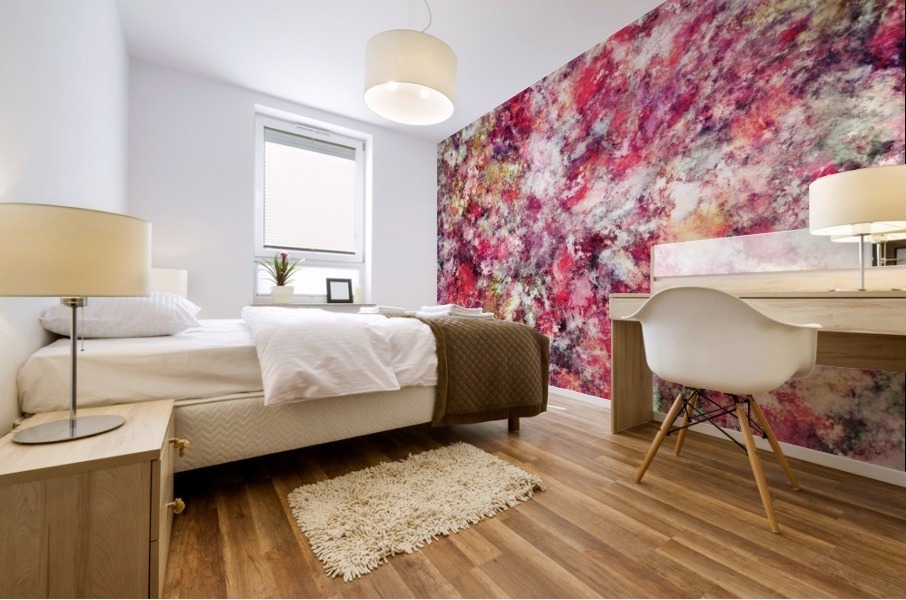 Rambling roses Mural print