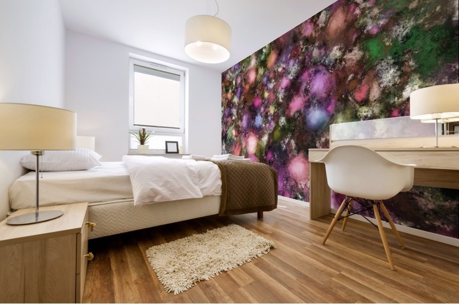 Night lights Mural print