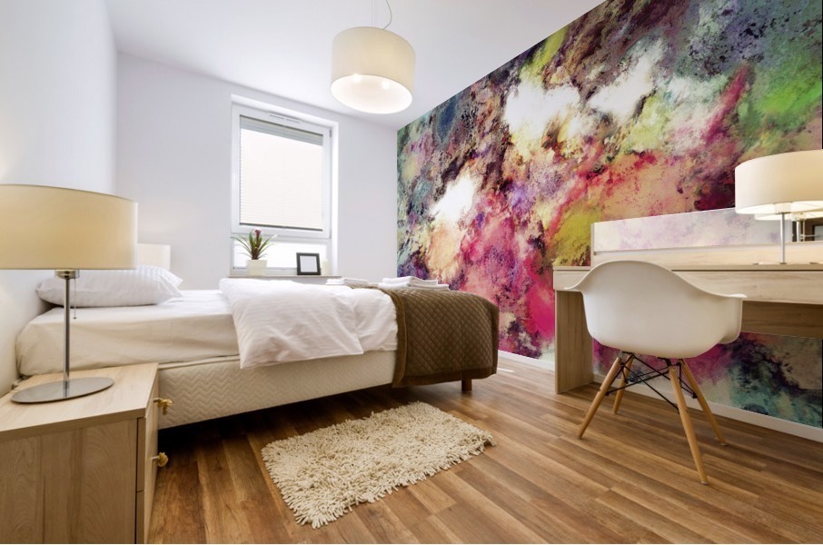 Raspberry rocks Mural print