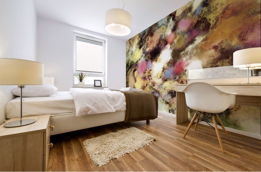 River bed Mural print