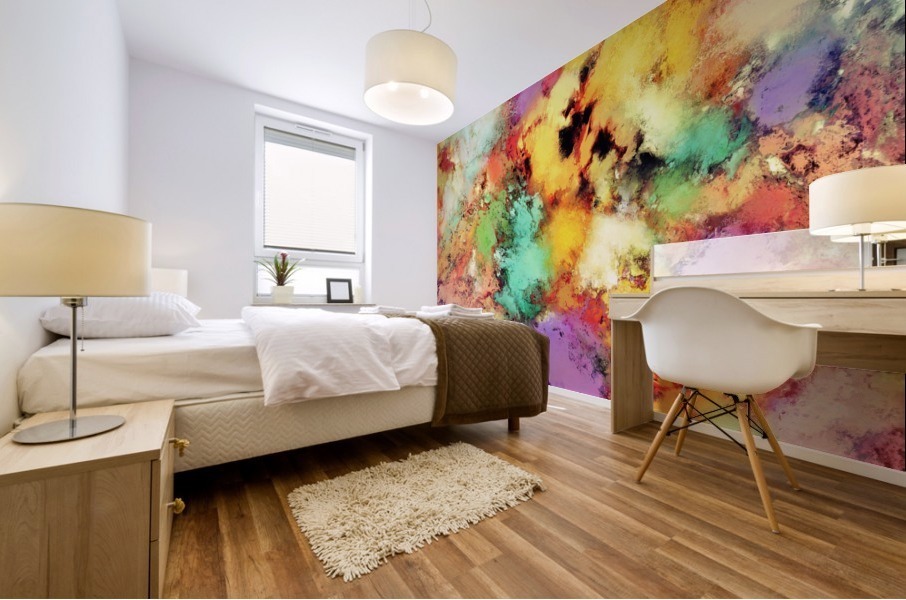Shape shifting Mural print