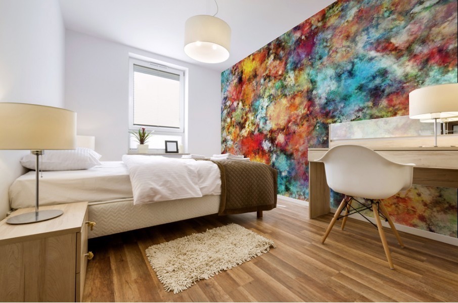 Simmer Mural print