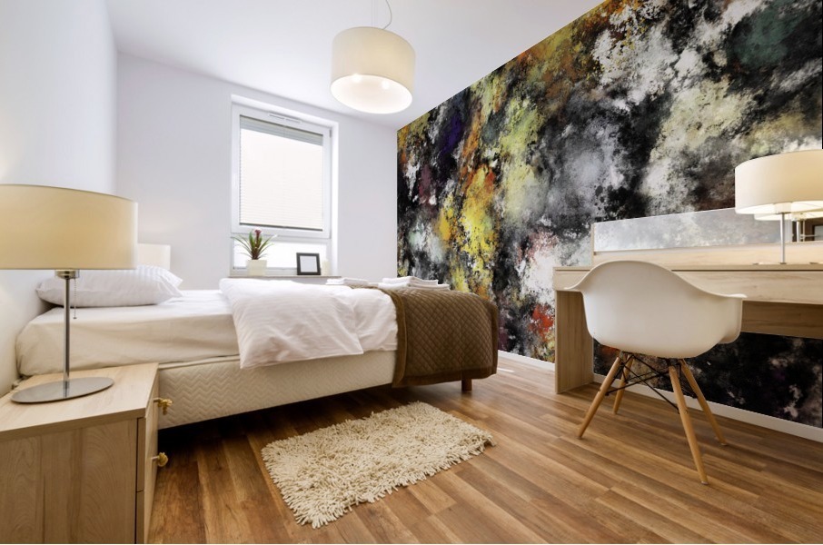 The greed Mural print