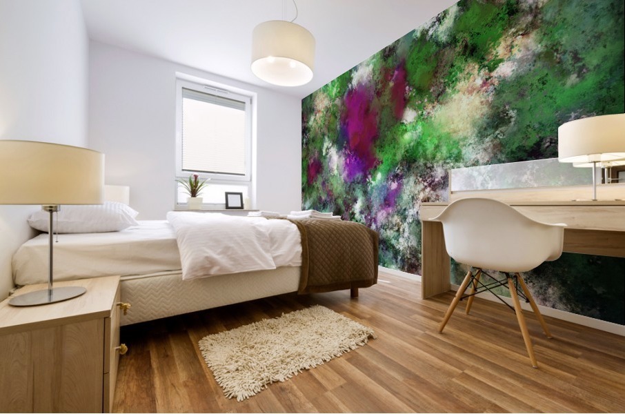 The visit Mural print