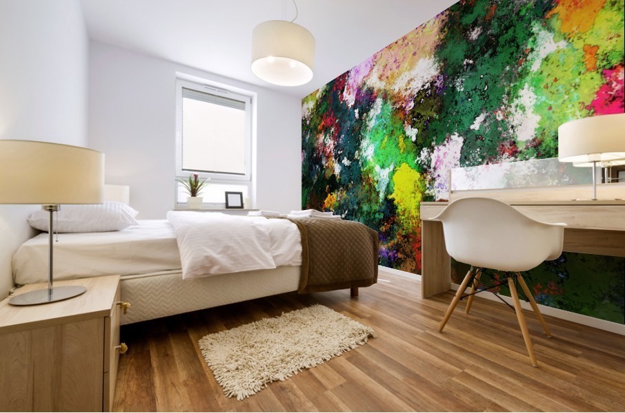 Tumbling down Mural print