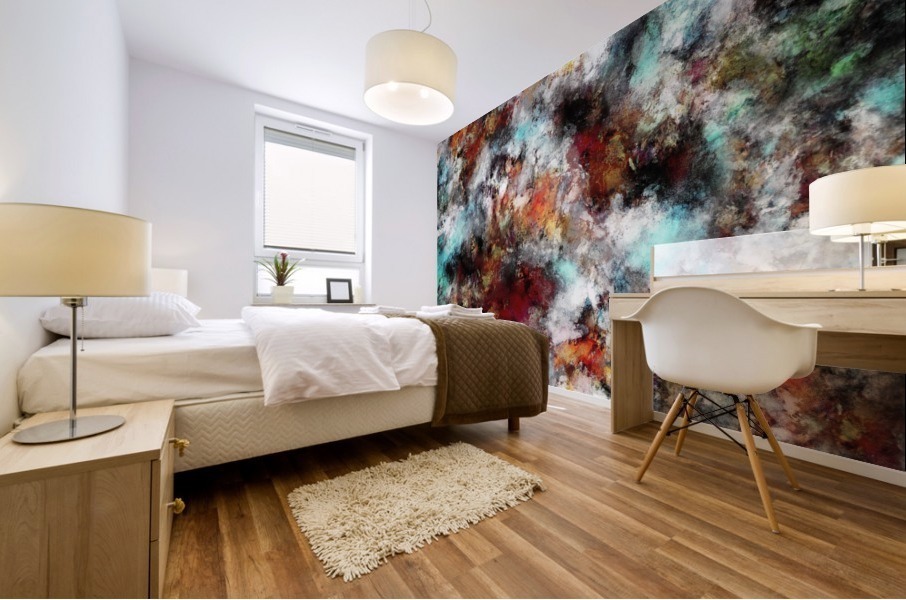 Volcanic ice Mural print