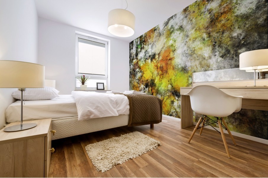 Winter sunlight Mural print