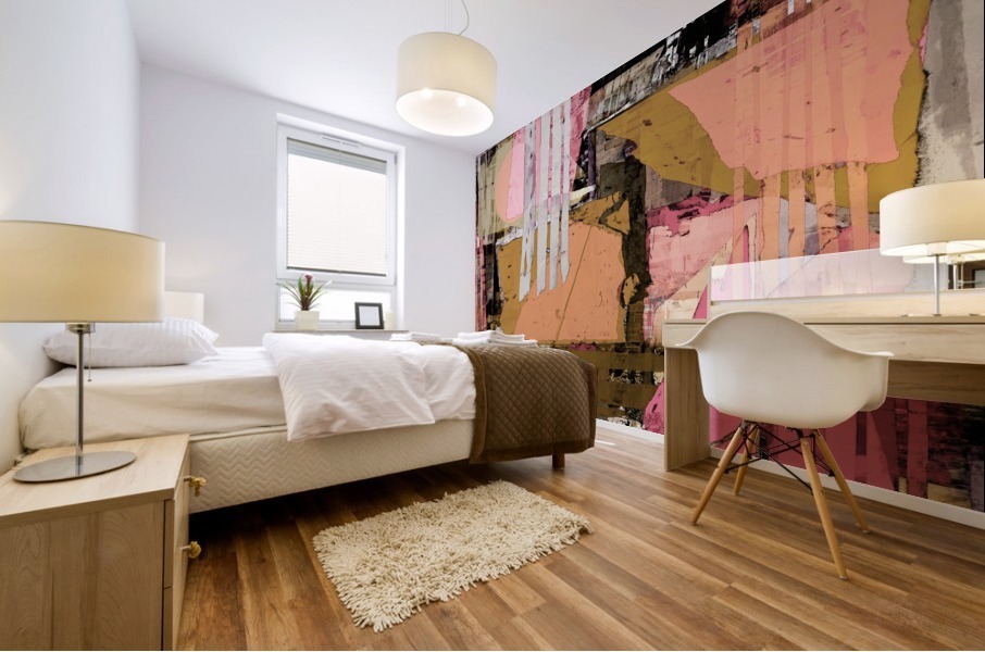 Obstacle course Mural print