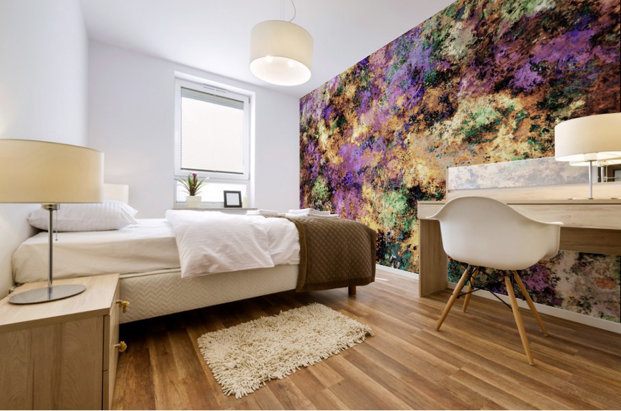 Wet stone Mural print