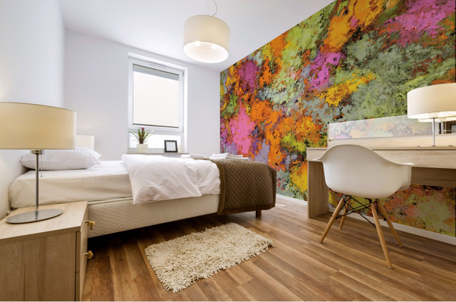 Horse jumper Mural print