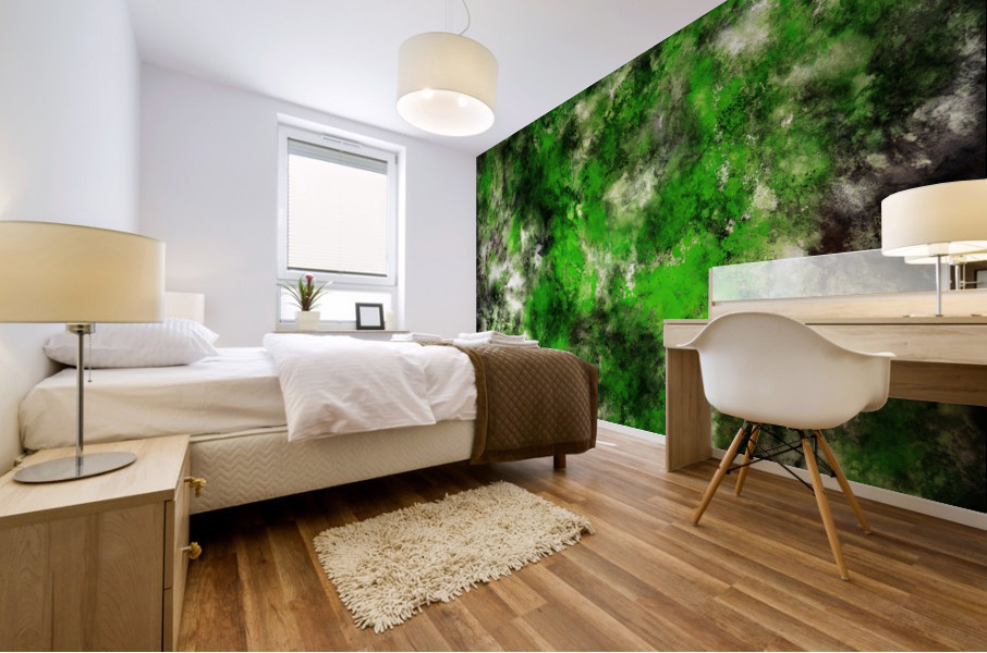 Green noise Mural print