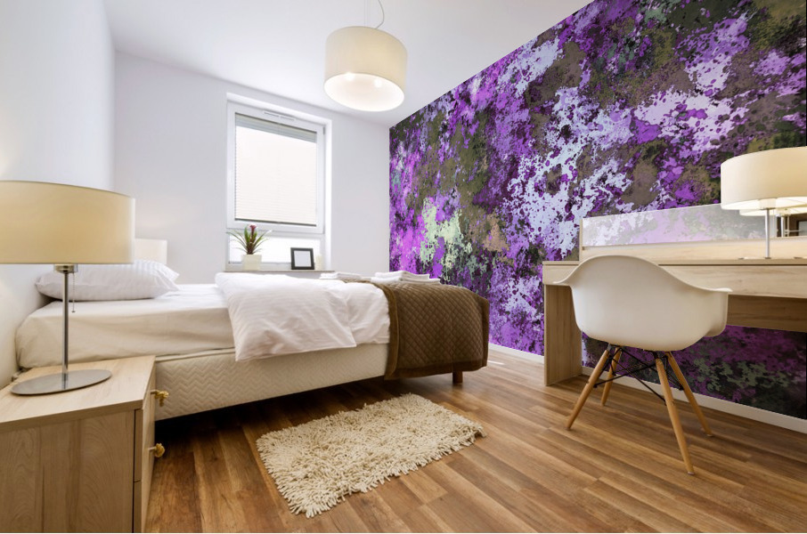 Mauve maker Mural print